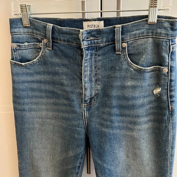 Pistola High Waist Cropped Bootcut Jeans Size 27 - Picture 6 of 7